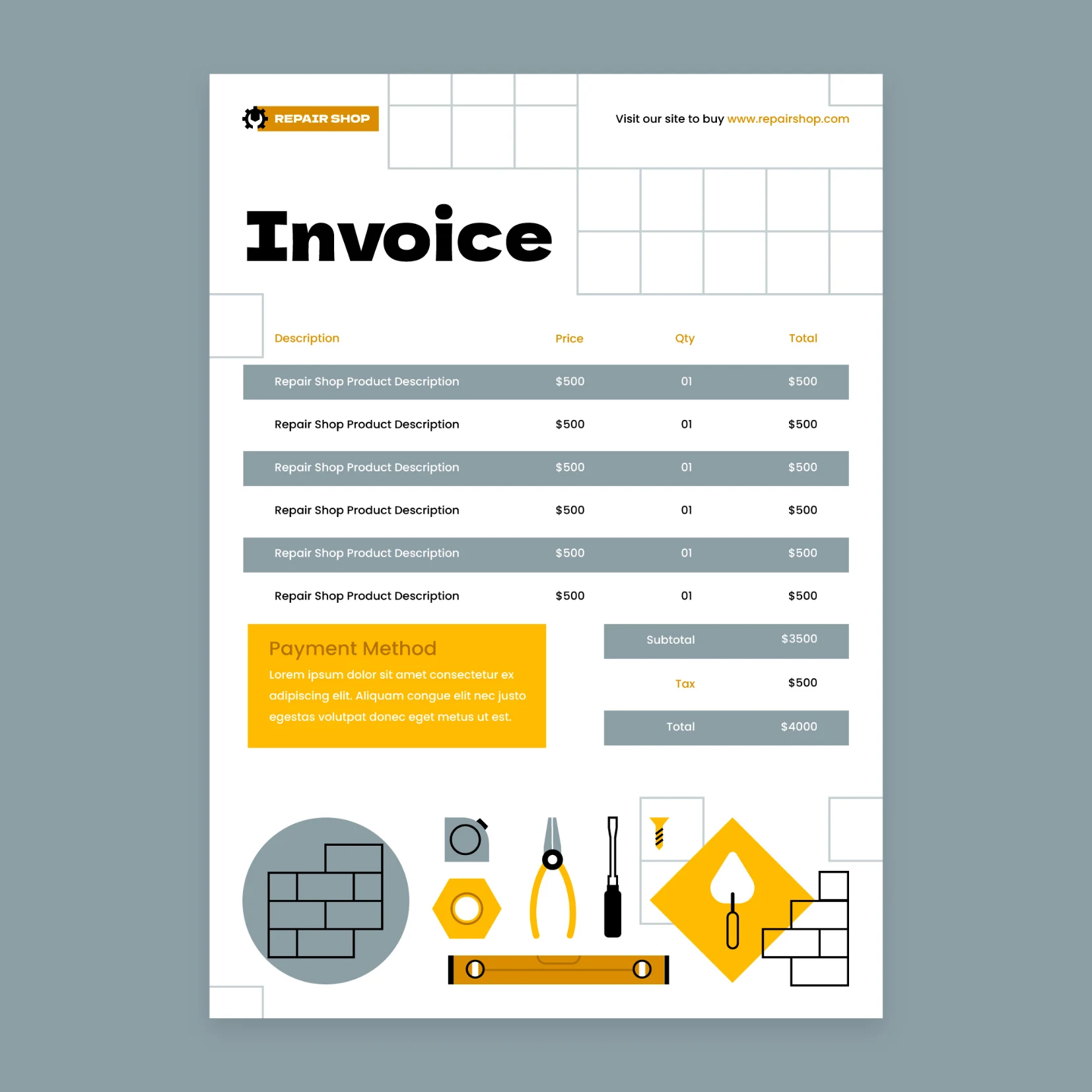 invoice generator Tool for home improvement contractors in austin
