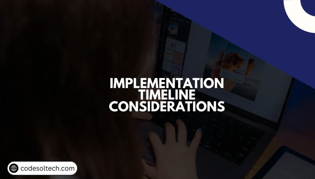 Implementation Timeline Considerations between custom software vs off-the-shelf tools
