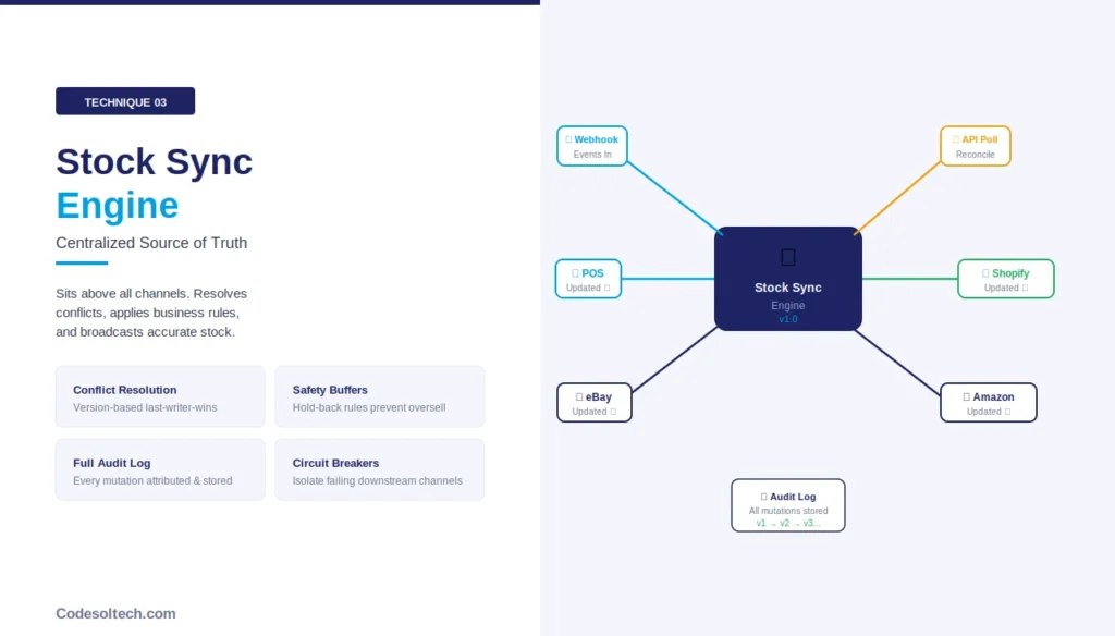 What Is Real-Time Inventory Sync — and Why Does It Matter? 3 Technique 3: Stock Sync Engines — The Centralized Source of Truth