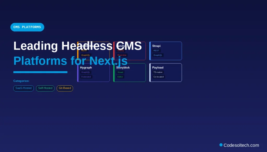 Headless CMS + Next.js: Decoupled Architecture, API Design, and Performance 5 Leading Headless CMS Platforms Compatible with Next.js
