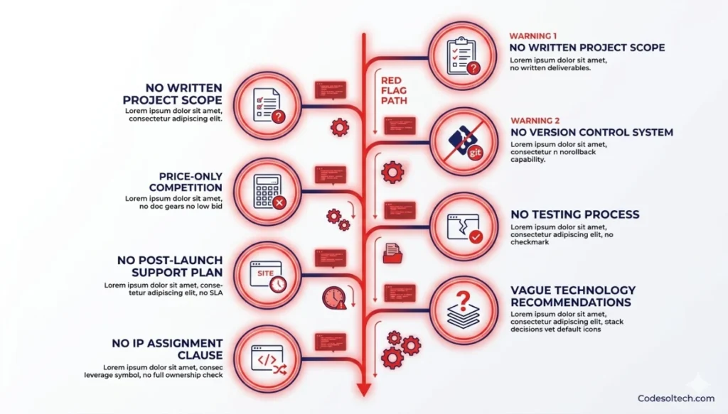 Choosing a Web Development Partner: The Decision That Defines Your Digital Infrastructure 7 7 Red Flags That Identify an Unqualified Web Development Partner