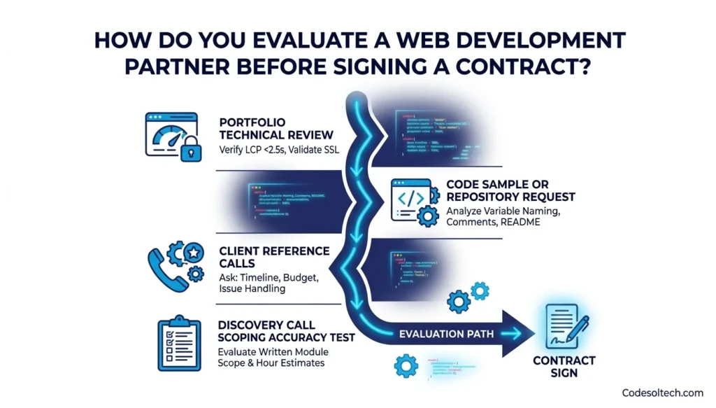 Choosing a Web Development Partner: The Decision That Defines Your Digital Infrastructure 6 How Do You Evaluate a Web Development Partner Before Signing a Contract