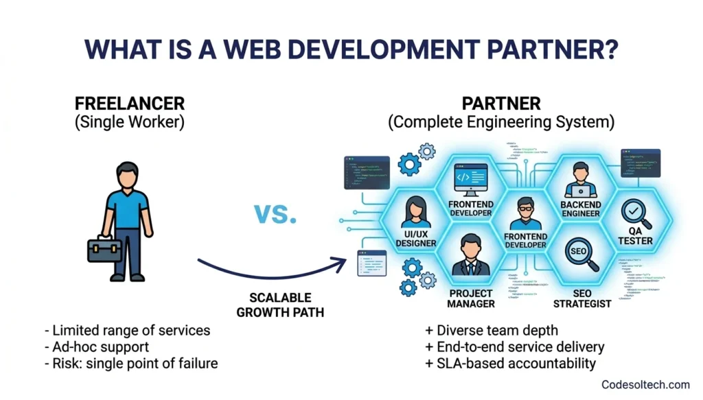 Choosing a Web Development Partner: The Decision That Defines Your Digital Infrastructure 1 What Is a Web Development Partner