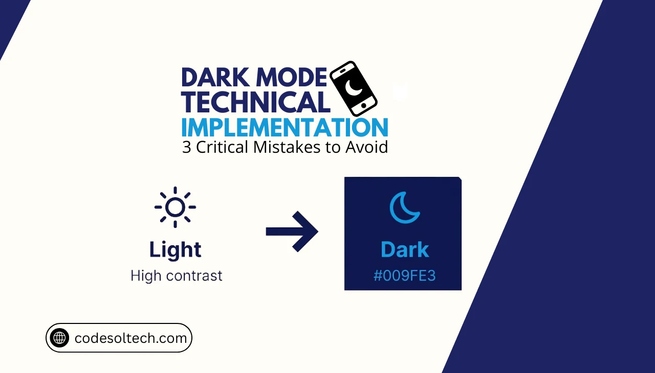 Dark Mode Technical Implementation: CSS Variables, User Preference & System Theme Detection
