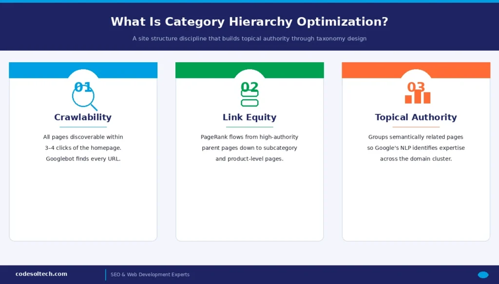 Category Hierarchy Optimization: Guide to Taxonomy, Navigation & Filters 1 What Is Category Hierarchy Optimization?