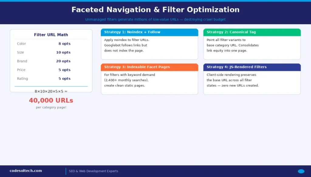 Category Hierarchy Optimization: Guide to Taxonomy, Navigation & Filters 5 Faceted Navigation & Filter Optimization