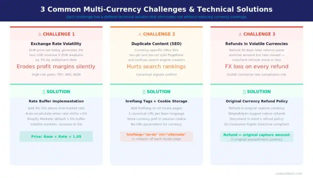 Multi-Currency ECommerce Systems: Sell Globally, Get Paid More 12 3 Common Challenges and Their Technical Solutions