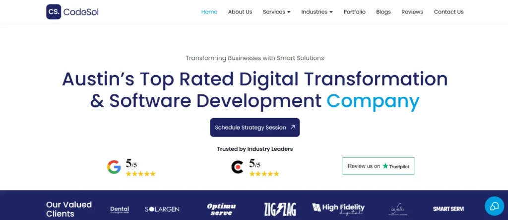 Top 10 Digital Transformation Companies in Austin, Texas 1 codesol technologies, top digital transformation company in austin texas
