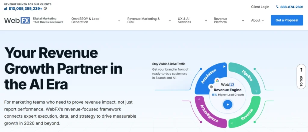 5. WebFX — Best for Transparent Pricing and Deliverables