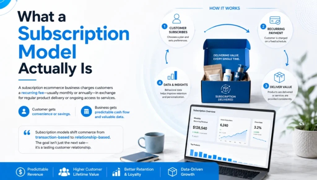 Subscription-Based Ecommerce Models: The Complete Guide 1 What a Subscription Model Actually Is