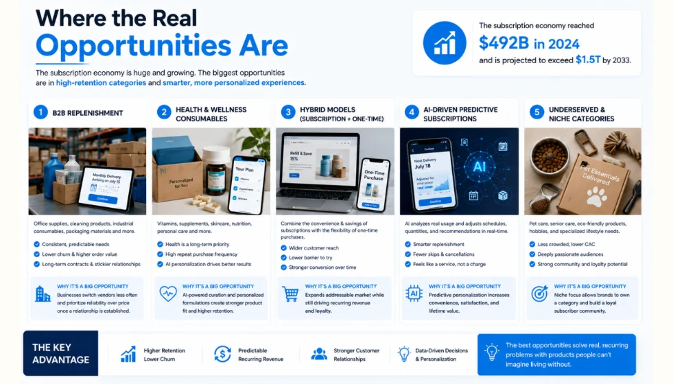 Subscription-Based Ecommerce Models: The Complete Guide 4 Where the Real Opportunities Are