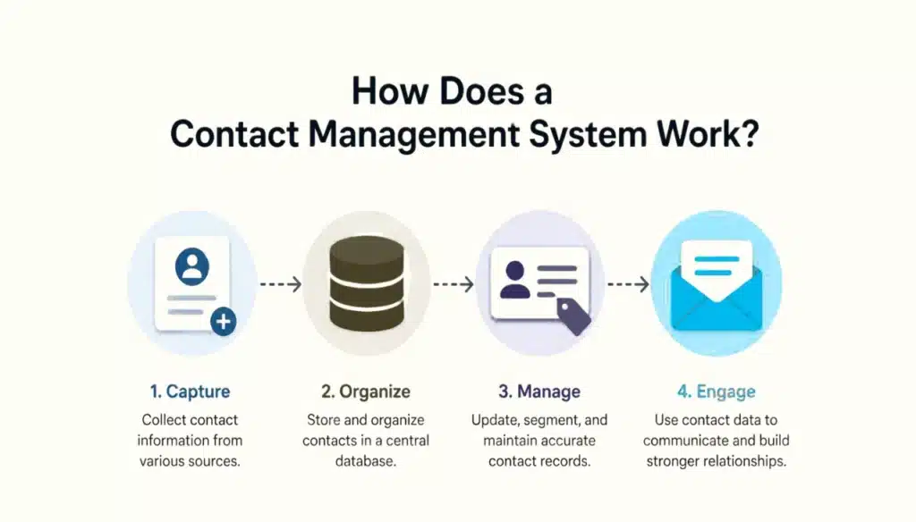How Does a Contact Management System Work?