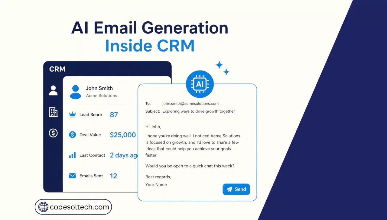 AI Email Generation in CRM: Save 12 Hrs/Week