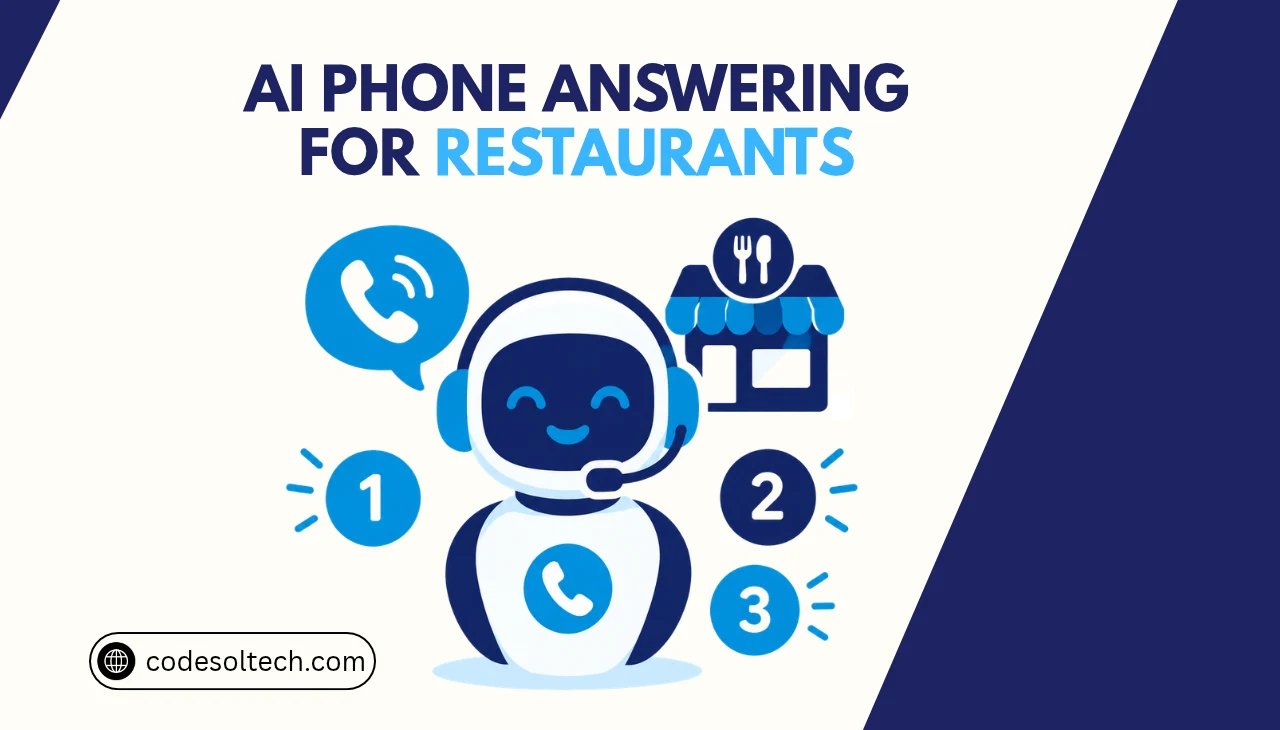 AI phone answering for restaurants featured illustration