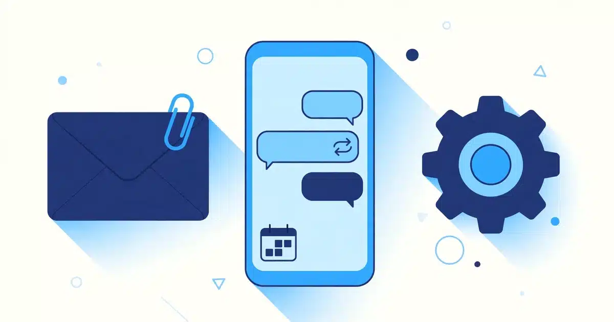 Automatic estimate follow-up messages and calendar on a phone