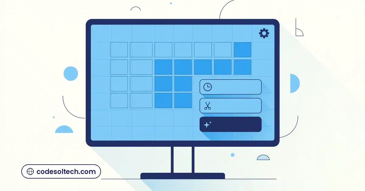 Online booking dashboard for salon appointments